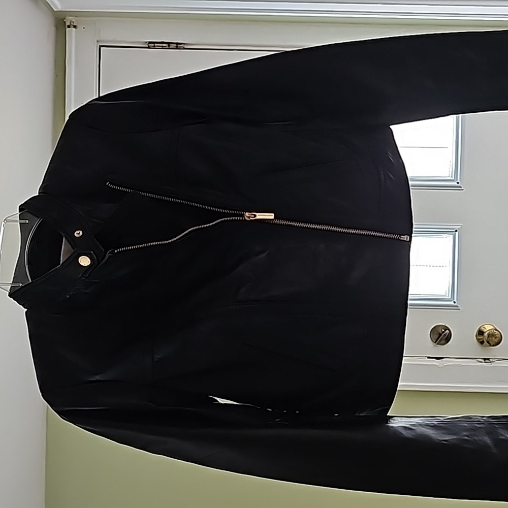 Michael Kors Leather Jacket - Picture 2 of 15